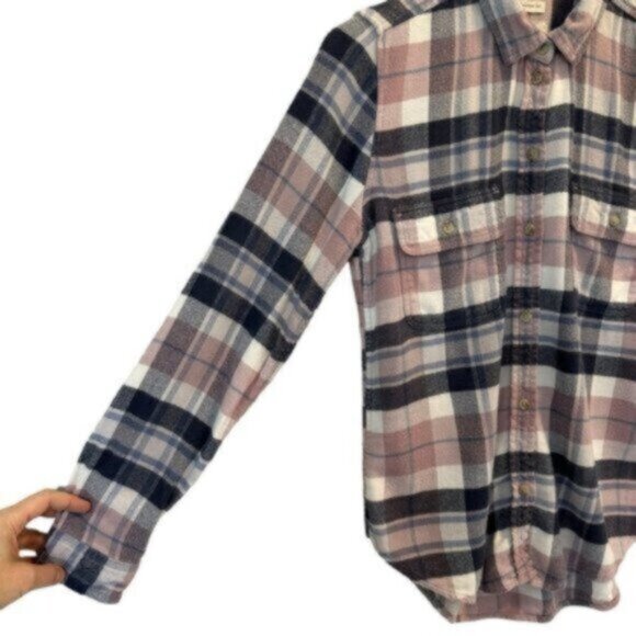 American Eagle | Ahh-Mazing Soft Classic Fit Flannel Shirt Size Small - Picture 3 of 9